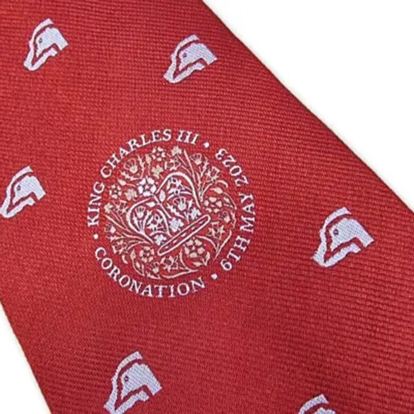 King Charles coronation tie