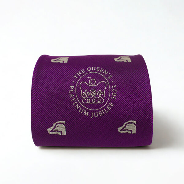 The Queen's Platinum Jubilee 2022 silk tie   - Image 2